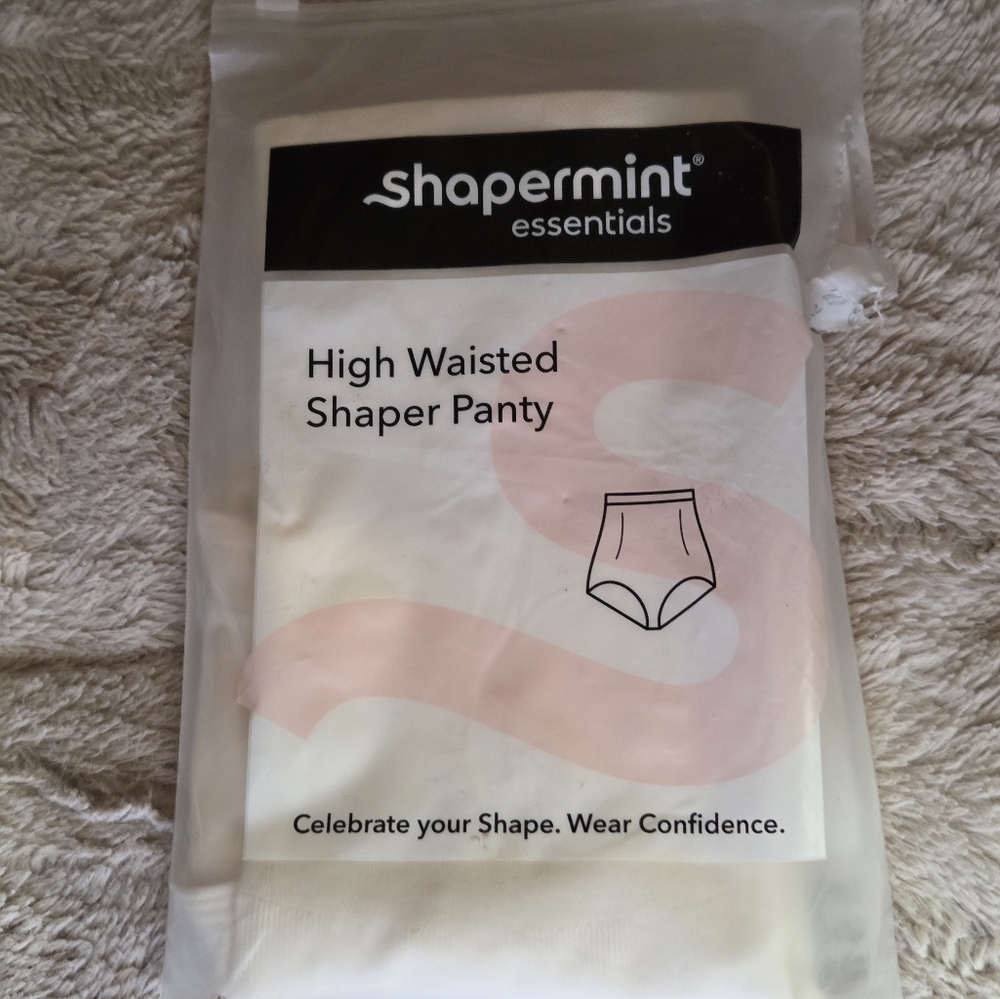 Shapermint Essentials High Waisted Shaper Panty - White